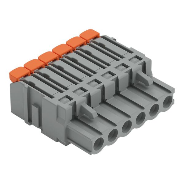 2231-1106/327-000 1-conductor female connector; lever; Push-in CAGE CLAMP® image 1