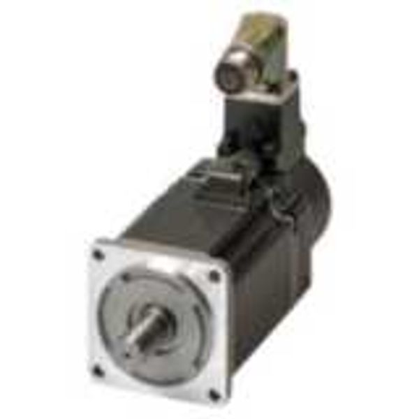 1SA AC servo motor, 400 W, 230 VAC, 3000 rpm, 1.27 Nm, absolute encode image 1