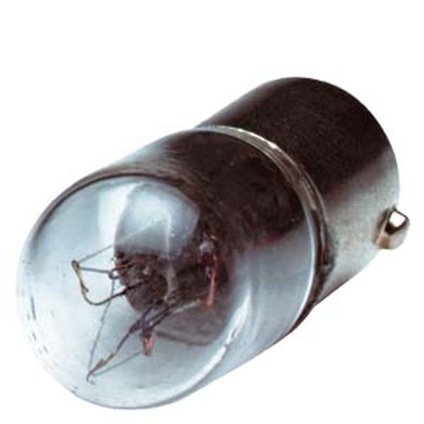 Multi-incandescent lamp 1.2 W, clear, Rated voltage 24 V AC/DC, Base 3SB1902-2BU image 1