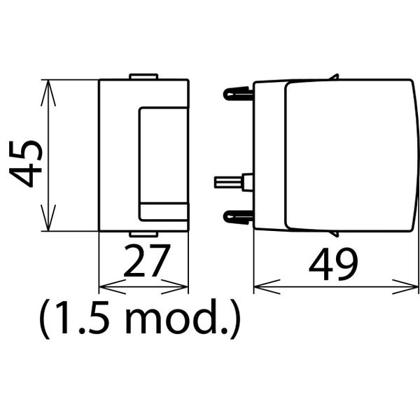 Surge arrester type 2 varistor-based protection module for DEHNguard M image 2