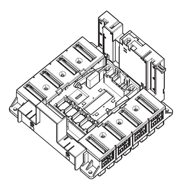 Front terminals DPX³ 1600 - draw-out version  - 3P image 1