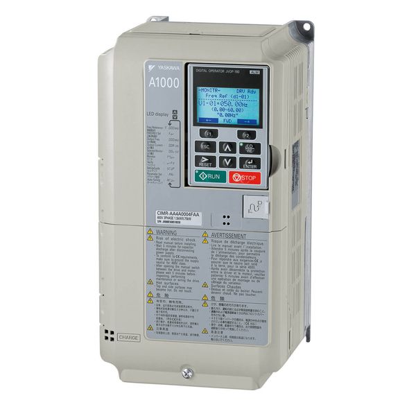 A1000 inverter: 3~ 400 V, HD: 22 kW 45 A, ND: 30 kW 58 A, max. output image 2