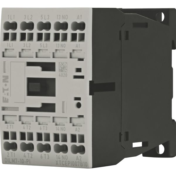 Contactor, 3 pole, 380 V 400 V 3 kW, 1 N/O, 230 V 50/60 Hz, AC operation, Push in terminals image 4