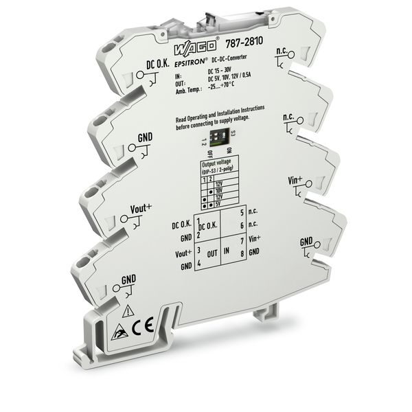 DC/DC Converter 24 VDC input voltage 5/10/12 VDC adjustable output vol image 1