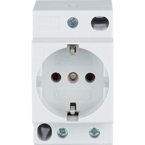 Schuko socket, 10/16A, 250V AC image 15