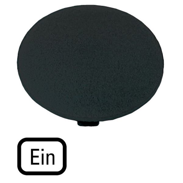 Button plate, mushroom black, ON image 1