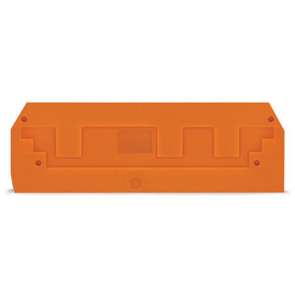 End and intermediate plate 2.5 mm thick orange image 1