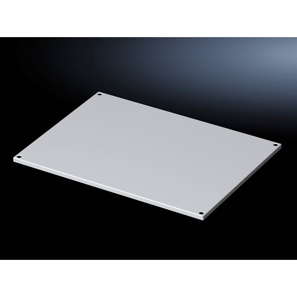 Roof plate IP 55, solid for VX, VX IT, 800x1200 mm, RAL 7035 image 4