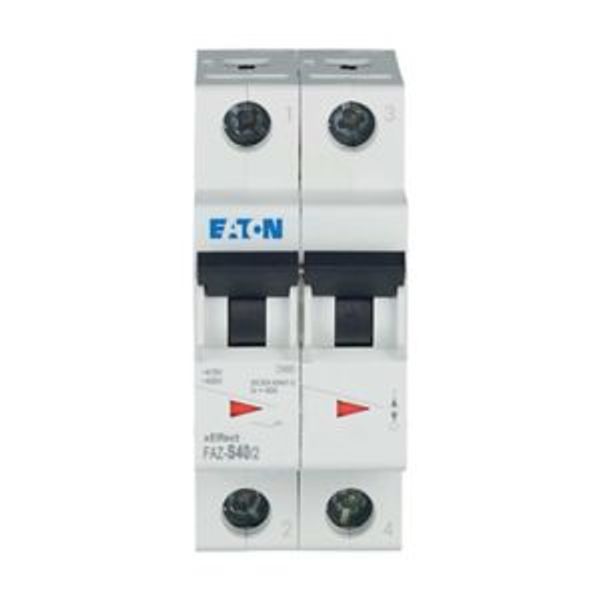 Miniature circuit breaker (MCB), 40 A, 2p, characteristic: S image 13