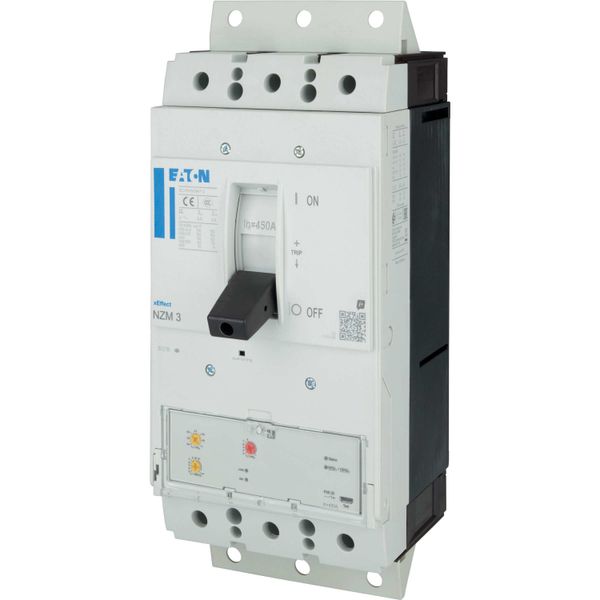 NZM3 PXR20 circuit breaker, 450A, 3p, plug-in technology image 10