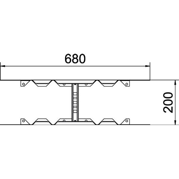 LMFV 1120 FS Multifunctional connector for cable ladder 110x200 image 2