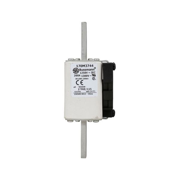 Fuse-link, high speed, 200 A, AC 1250 V, compact size 1, 45 x 59 x 156 mm, aR, IEC, UL, single indicator image 5