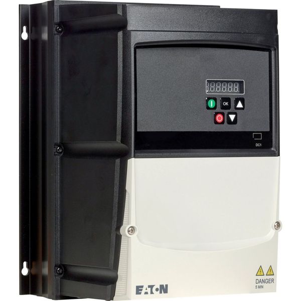 Variable frequency drive, 400 V AC, 3-phase, 18 A, 7.5 kW, IP66/NEMA 4X, Radio interference suppression filter, Brake chopper, 7-digital display assem image 11