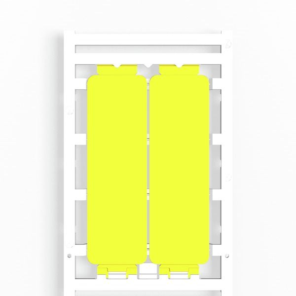 Device marking, Self-adhesive, 85 mm, Polyamide 66, yellow image 2