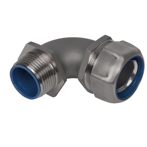 1-1/2 Inch Liquidtight Fitting for Flexible Metallic Conduit 90 Degree image 1