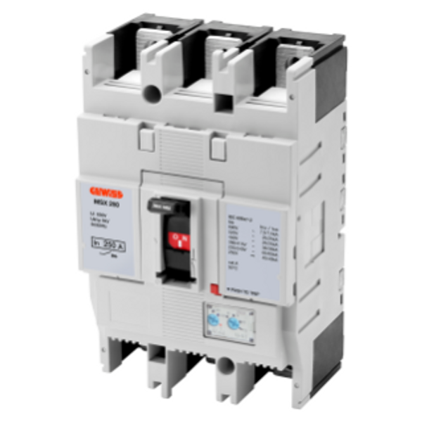 MSX 160 - MOULDED CASE CIRCUIT BREAKERS - ADJUSTABLE THERMAL AND ADJUSTABLE MAGNETIC RELEASE - 65KA 3P 160A 690V image 1