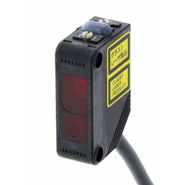 Photoelectric sensor, rectangular housing, red laser class 1, backgrou E3Z 7425C image 1