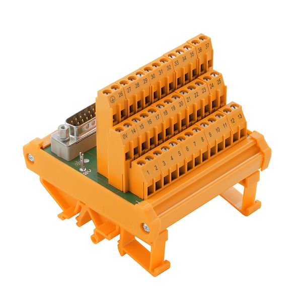 Interface module with terminal, connector, D-sub connectors, acc. to I image 2