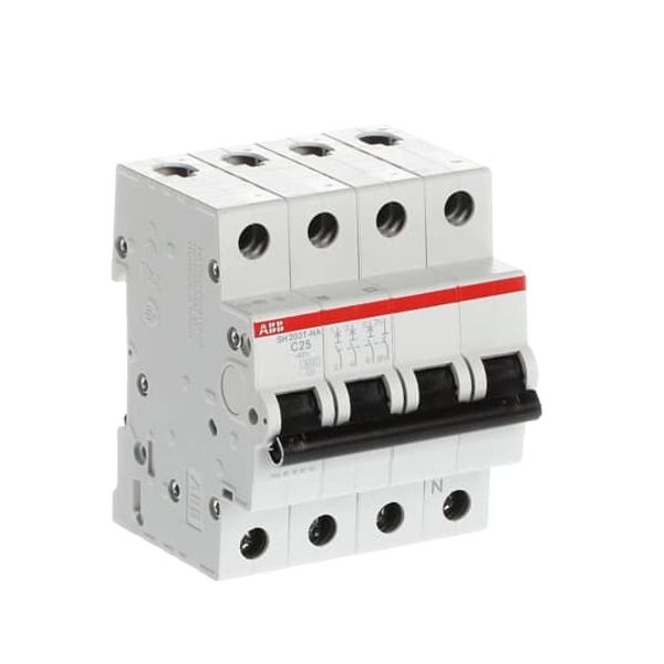 SH203T-C25NA Miniature Circuit Breaker - 3+NP - C - 25 A image 1