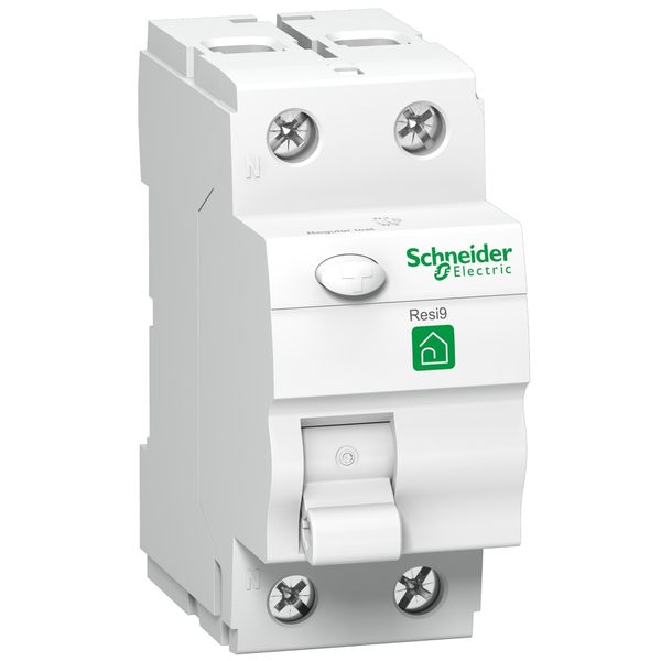 Resi9 Differential Switch 2P 63A Sensitivity=30 mA Instantaneous Type A image 1