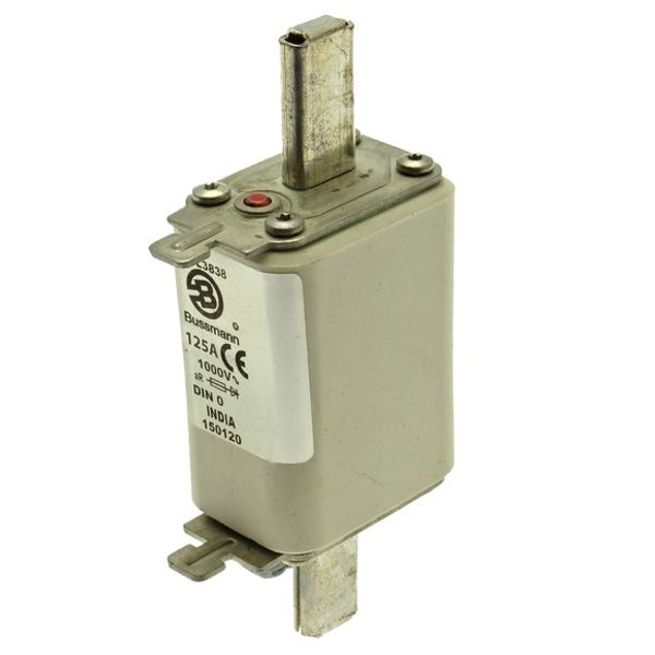 Fuse-link, high speed, 63 A, AC 660 V, size 00, 30 x 51 x 98 mm, aR, DIN, IEC, single indicator image 3