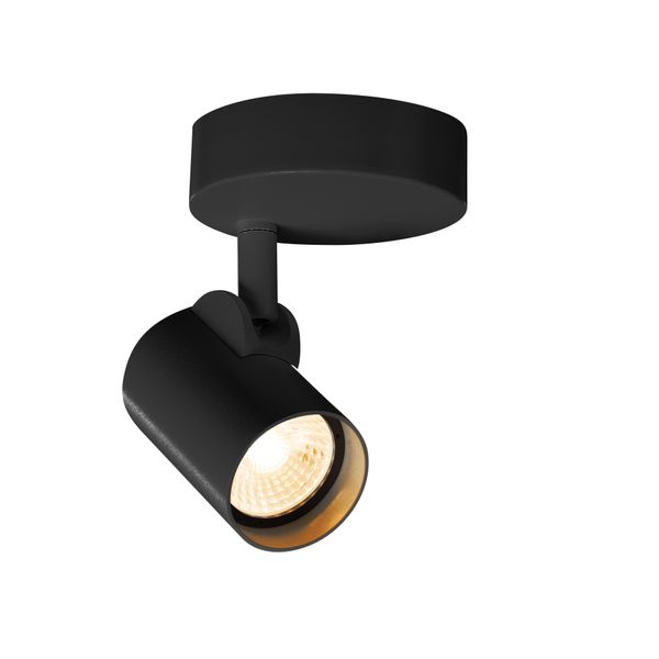 HELIA LED Single Wall and Ceiling luminaire,3000K,35ø,black image 1