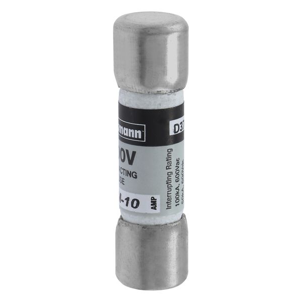 Eaton Bussmann series KLM fuse, 600 Vac, 600 Vdc, 10A, 100 kAIC at 600 Vac, 50 kAIC at 600 Vdc, Non Indicating, Fast acting, Ferrule end X ferrule end, Melamine tube, Nickel-plated bronze endcap image 4