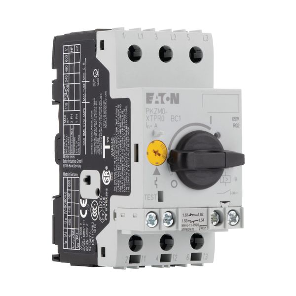 Motor-protective circuit-breaker, 3p+1N/O+1N/C, Ir=20-25A, screw conne image 11