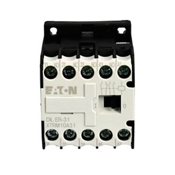 Contactor relay, 110 V 50/60 Hz, N/O = Normally open: 3 N/O, N/C = Normally closed: 1 NC, Screw terminals, AC operation image 11