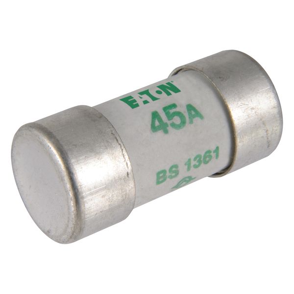 Fuse-link, low voltage, 45 A, AC 240 V, BS1361, 17 x 35 mm, BS image 9