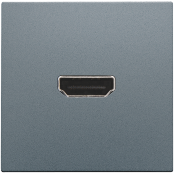 Finishing set with HDMI-to-HDMI connection, blue grey coated image 1