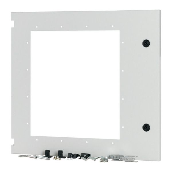 Front door for IZMX40, withdrawable, HxW=550x600mm, IP55, grey image 5