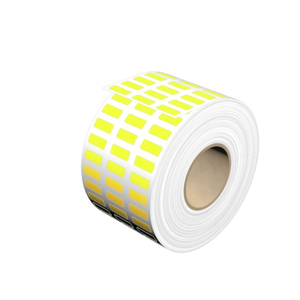 Device marking, Self-adhesive, halogen-free, 15 mm, Polyester, yellow image 2