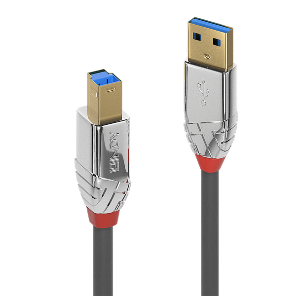 5m USB 3.0 Type A to B Cable, 5Gbps, Cromo Line USB Type A Male to B Male image 1