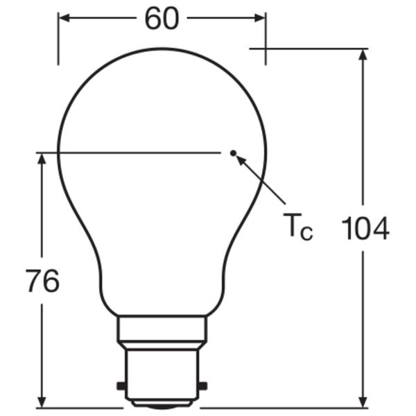 LED Retrofit CLASSIC A DIM 7W 827 Frosted B22d image 7