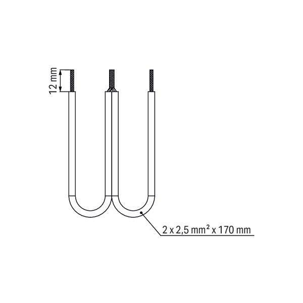 Wire commoning chain 2.5 mm² insulated black image 4