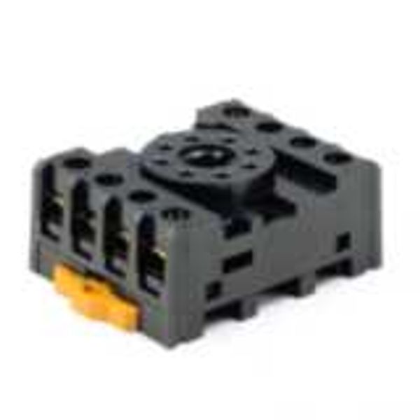 Socket, DIN rail/surface mounting, 8-pin, screw terminals (standard) image 1