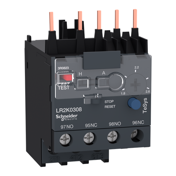 TeSys K - differential thermal overload relays - 1.8...2.6 - class 10A image 6
