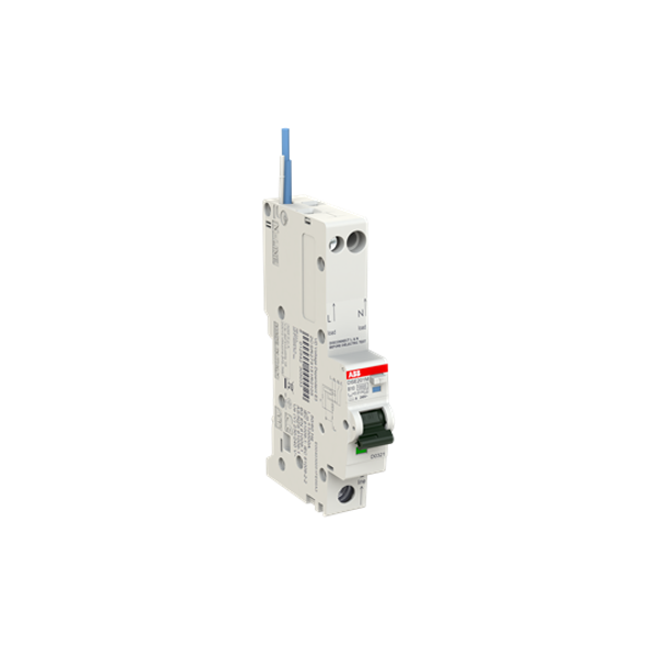DSE201 M B10 A10 - N Blue Residual Current Circuit Breaker with Overcurrent Protection image 2