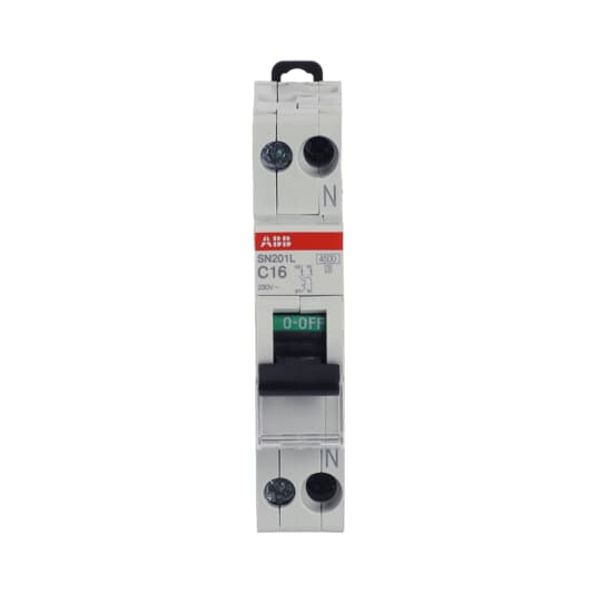 SN201 L-C16 Miniature circuit breaker - 1+NP - C - 16 A image 3