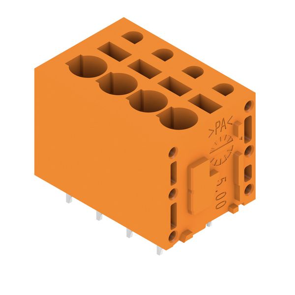 PCB terminal, 5.00 mm, Number of poles: 4, Conductor outlet direction: image 2