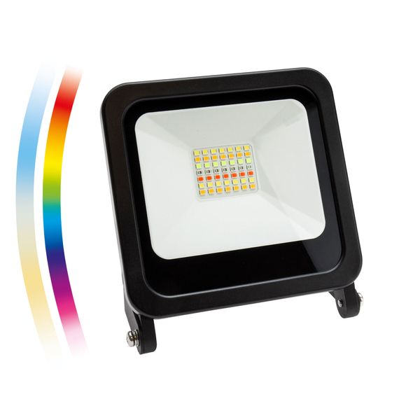 NOCTIS FLOODLIGHT 24W RGBW+CCT+DIMM Wi-Fi/BT 230V IP65 83x104x23mm BLACK Spectrum SMART image 30