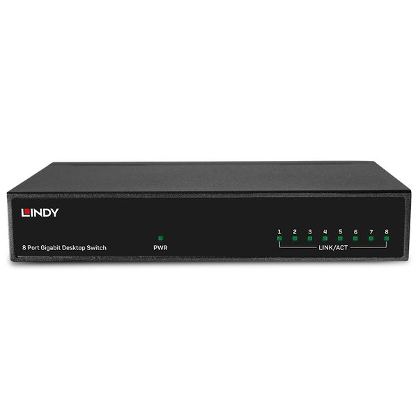 8 Port Gigabit Ethernet Desktop Switch Unmanaged, 10/100/1000Mbps ports image 1