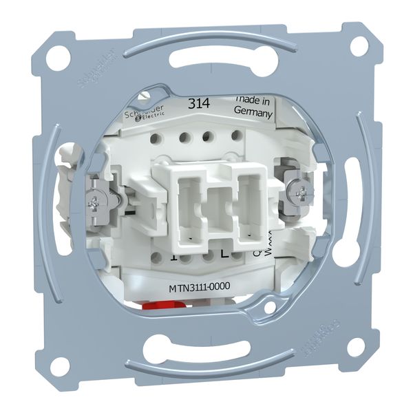 One-way switch insert 1 pole, flush-mounted, 10 AX, AC 250 V, screwl. term. image 4