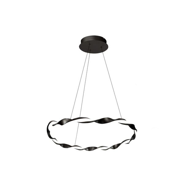 Sand LED Pendant Lamp 22W 1760Lm 3000K Black image 1