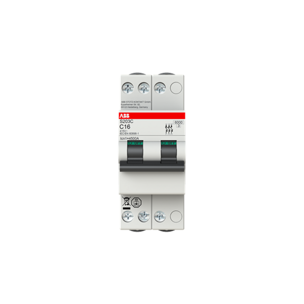 S203C-C32 Miniature circuit breaker - 3P - C - 32 A image 1