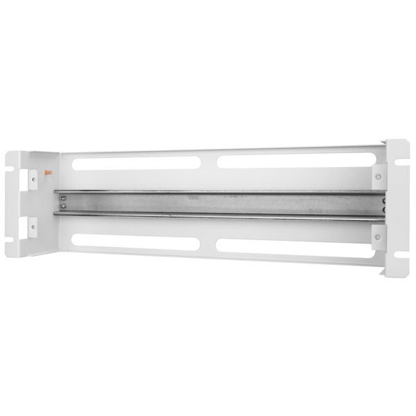 19" DIN-rail panel with back-cover, 3U, RAL7035 image 8