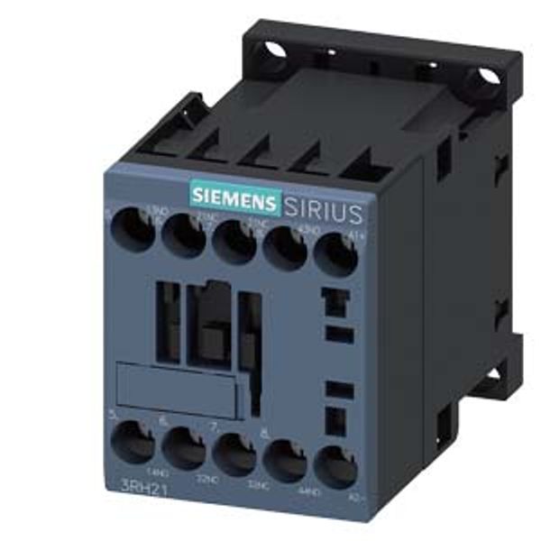 Contactor relay, 2 NO + 2 NC, 24 V ... image 1