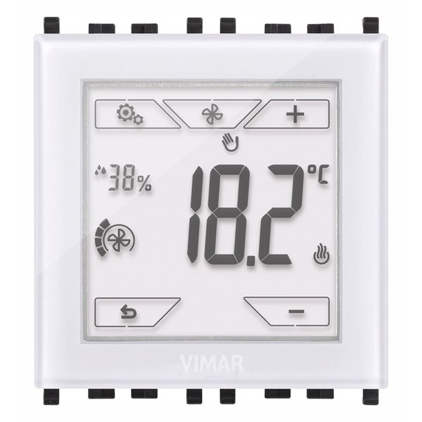 KNX touch-thermostat 2M white image 1