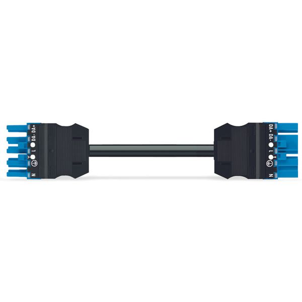 pre-assembled connecting cable Eca Socket/open-ended blue image 2